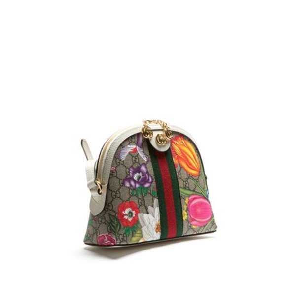 Gucci Ophidia GG Flora Crossbody Bag New w dustbag - Picture 1 of 3
